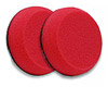 2 Red 3.5 Inch Wax/Sealant Pads